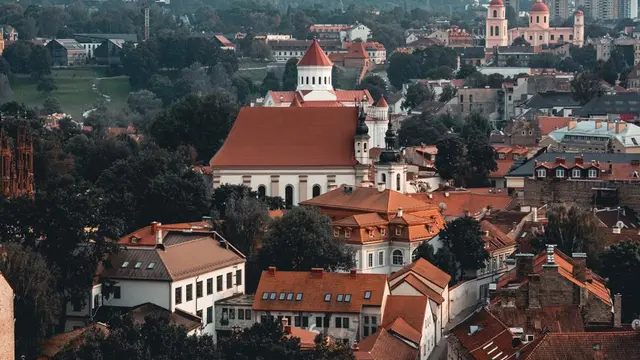 Radarska slika padavin Litva
