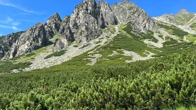 Radarska slika padavin Slovaška